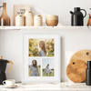 Foto Galeria 30x40 cm kolor biały Ramka na 3 zdjęcia 10x15 cm 15x21 cm z Passe Partout