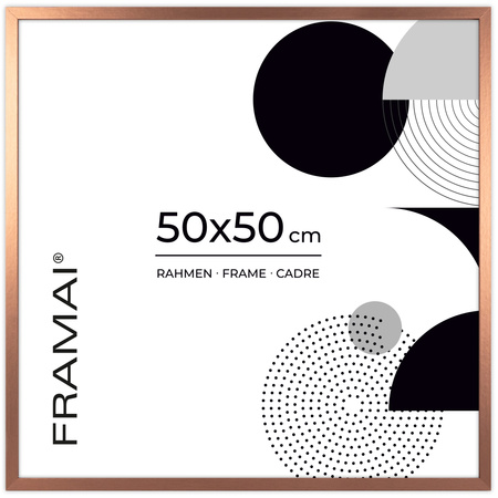 Miedziana ramka na zdjęcie LUX M 50x50 cm