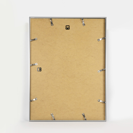 Srebrna ramka aluminiowa QAL 60x80 cm