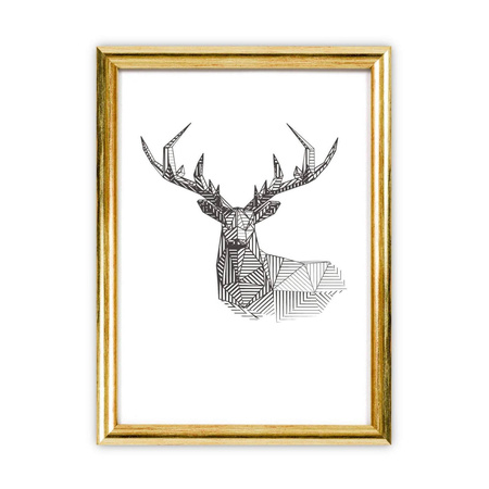 Zestaw złotych ramek galeria HIT 1 Z GF0010