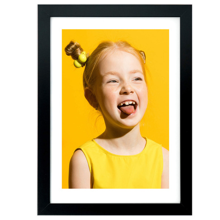 Czarna ramka na zdjęcia A4 HEN 2 21x29,7 cm