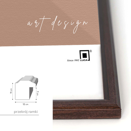 Zestaw brązowych ramek galeria PRESTO 44 GF0002