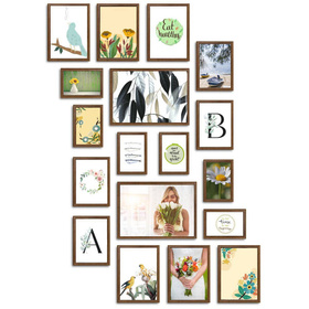 Zestaw brązowych ramek galeria 4 GF0006