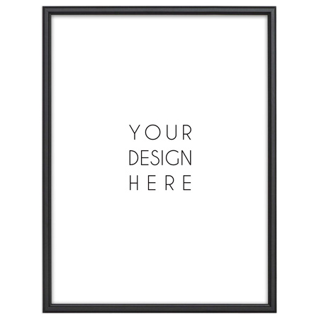 Czarna ramka drewniana DRWA 2 40x50 cm
