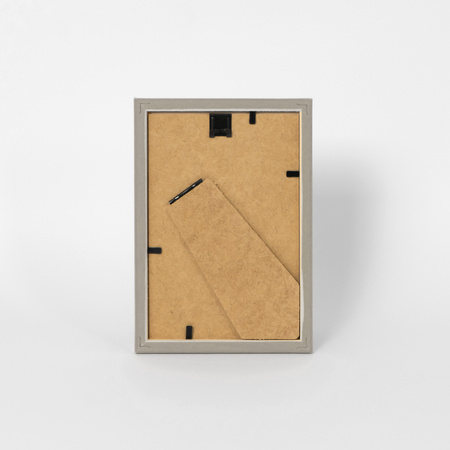 Srebrna ramka drewniana na zdjęcia EKO S2 9x13 cm