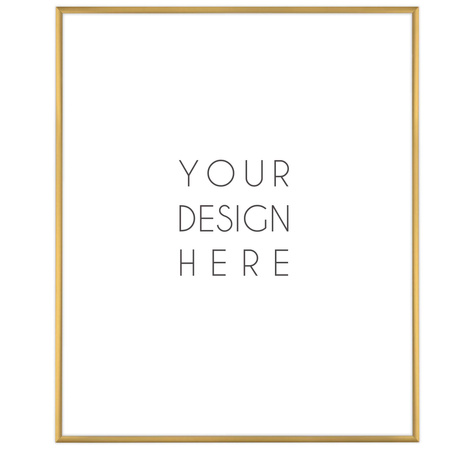 Złota ramka aluminiowa na zdjęcia Royall 50x60 cm