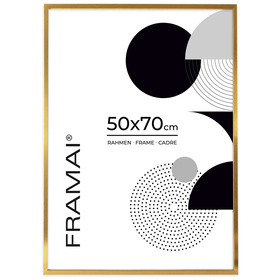 Złota  ramka na zdjęcieKEA Z 50x70 cm
