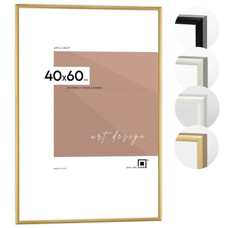 Złota ramka aluminiowa na zdjęcia Royall 40x60 cm