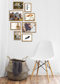 Zestaw naturalnych ramek galeria PRESTO 3 GF0007