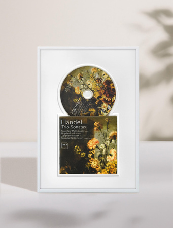 Biała ramka na płytę CD - 21x30 cm