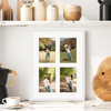 Foto Galeria 30x40 cm kolor biały Ramka na 4 zdjęcia 10x15 cm z Passe Partout