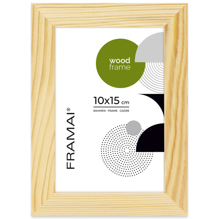 Pakiet 5 szt. ramek z drewna surowego RAW 10x15 cm