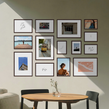 Zestaw brązowych ramek galeria 44 GF0001