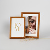 Jasno brązowa ramka drewniana PINIA 10 - 10x15 cm