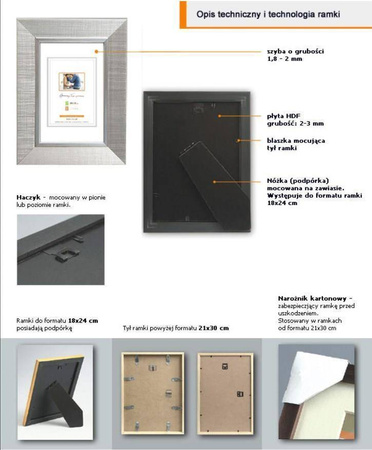 Ramka z tworzywa na zdjęcia MIX E 2 10x15 cm