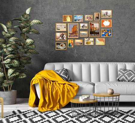 Zestaw złotych ramek galeria Z GF0006