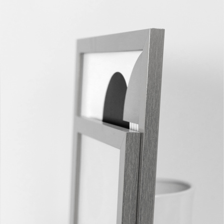 Pakiet 5 szt. srebrnych ramek na zdjęcia HEN S 21x29,7 cm A4