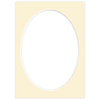 Passe partout 15x21 (13x18) OWAL BEŻOWE VANILLA