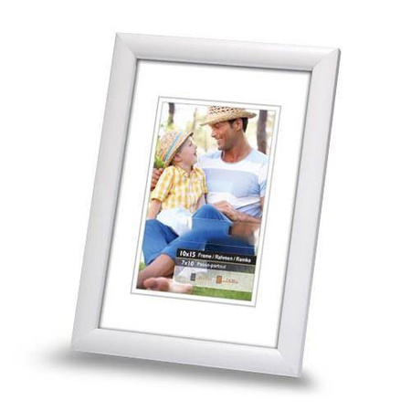 Biała ramka drewniana na zdjęcia EKO 1 13x18 cm