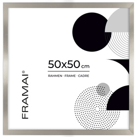 Srebrna ramka na zdjęcia HEN S 50x50 cm