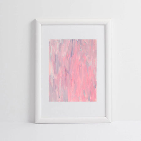 Biała ramka drewniana na zdjęcia EKO 1 10x15 cm