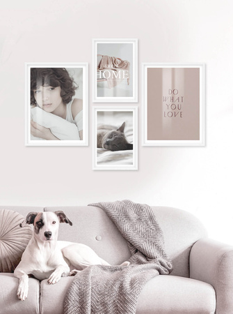 Zestaw ramek PINIA 1 GF0012 - galeria ramek na 4 zdjęcia