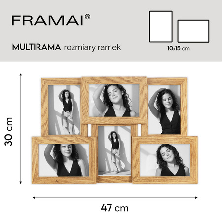 Multirama MULTI HEN 01 ramka na zdjęcia na sześć zdjęć
