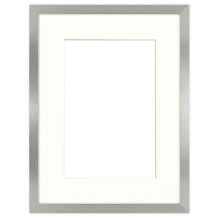Srebrna ramka na zdjęcia HEN PASS S 30x40 cm z passe partout (21x30 cm)