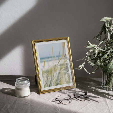 Pakiet 5 szt. złotych ramek na zdjęcia HIT 1Z 30x40 cm