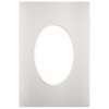 Passe partout 10x15 (6x9) OWAL SREBRNE SILVER