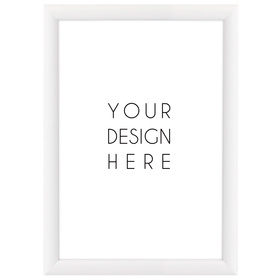 Biała ramka drewniana na zdjęcia EKO 1 6x9 cm