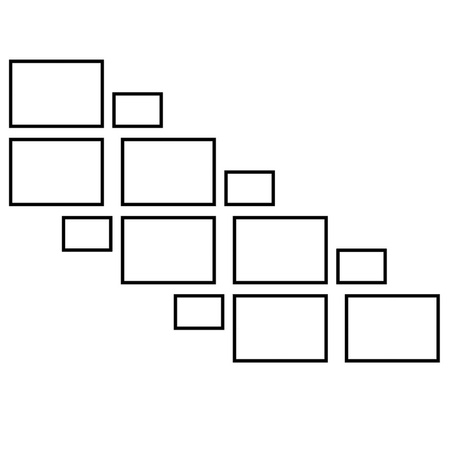 Zestaw ramek PINIA 3 GF0032 L- galeria ramek na 12 zdjęć