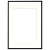 Czarna ramka na zdjęcia HEN PASS 2 70x100 cm z passe partout 70x100 (50x70)