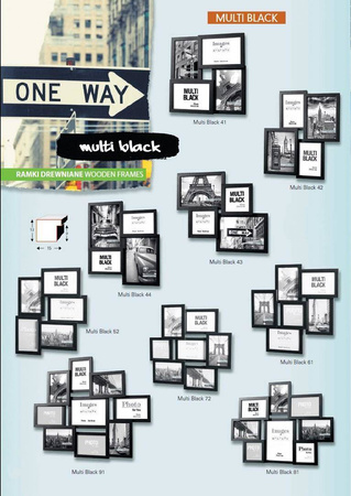 Multirama MULTI BLACK 43 ramka na zdjęcia