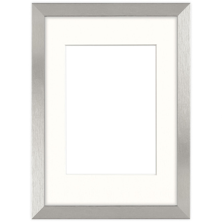 Srebrna ramka na zdjęcia HEN PASS S 21X29,7 cm z passe partout (15x21 cm)