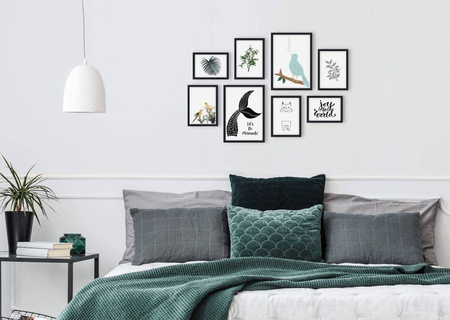 Zestaw czarnych ramek galeria PINIA 2 GF0007