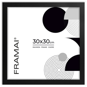 Czarna ramka na zdjęcia HEN 2 30x30 cm