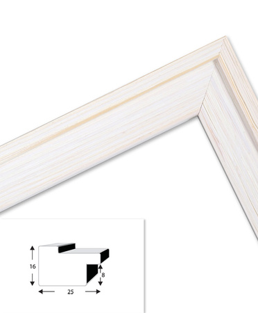 Ramka drewniana na zdjęcia DRL M 1S 30x40 cm