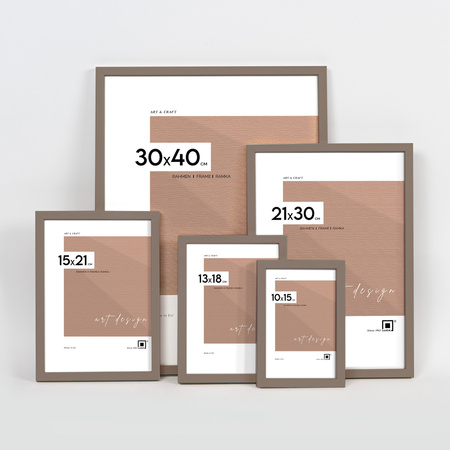 Pakiet 5szt ramek drewnianych PINIA 03 13x18 cm