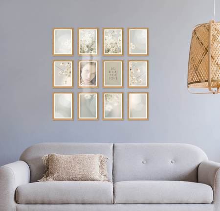 Zestaw ramek PINIA 00 GF0018 - galeria ramek na 12 zdjęć