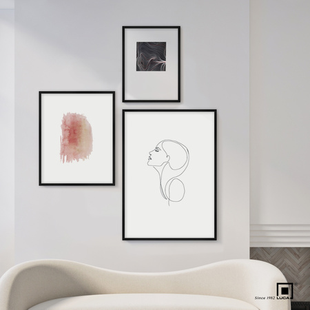 Pakiet 2 szt. czarnych ramek na zdjęcia FDM M2 50x70 cm