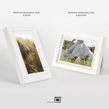 Biała ramka na zdjęcia FDM M1 40x50 cm