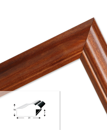 Ramka drewniana na zdjęcia DRL N 3 15x21 cm