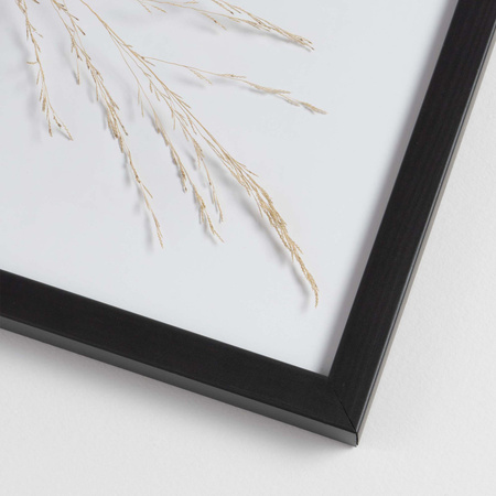 Czarna ramka drewniana PINIA 2 13x18 cm