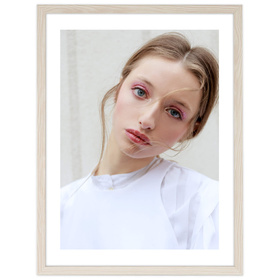 Beżowo-biała ramka na zdjęcia FDM M5 30x40 cm