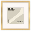 Złota ramka na zdjęcia HEN PASS Z 30x30 cm z passe partout (20x20 cm)