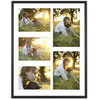 Foto Galeria 40x50 cm czarna Ramka na 5 zdjęć 13x18 cm 15x21 cm z Passe Partout