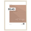 Kremowa ramka drewniana PINIA 04 30x40 cm