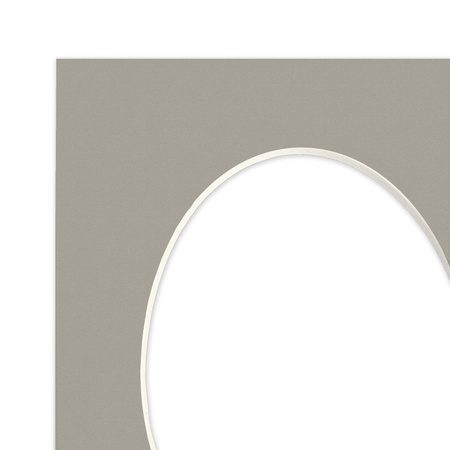 Passe partout 40x50 (30x40) OWAL ZIELONY KHAKI