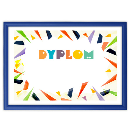 Ramka drewniana granatowa na zdjęcia EKO 11 25x38 cm